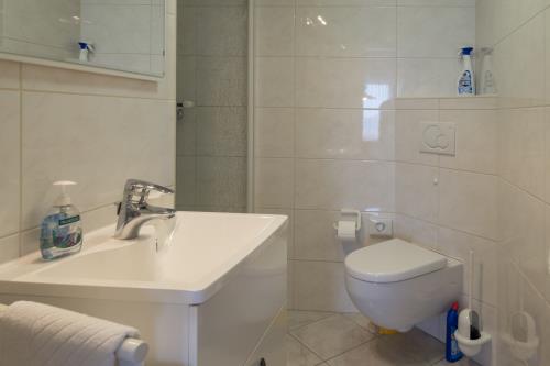 Spiekeroog Ferienwohnung Haus Windrose - WEST - WEST  Duschbad-WC