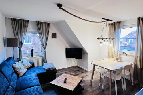 Spiekeroog Ferienwohnung Haus Wolf - Vorderdeck - Wohnzimmer