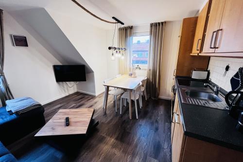 Spiekeroog Ferienwohnung Haus Wolf - Vorderdeck - Wohnzimmer