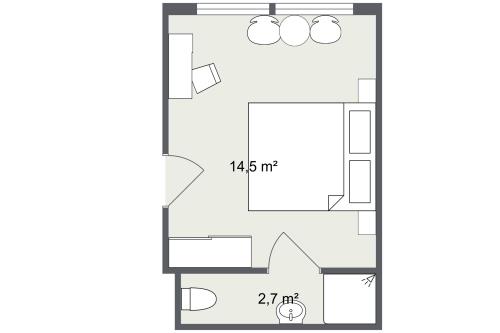 Spiekeroog Hotel-garni Hotel Zur alten Inselkirche - Zimmer 10 - Ausstattung 4