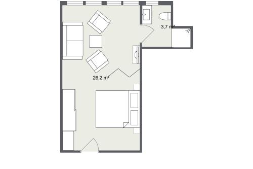 Spiekeroog Hotel-garni Hotel Zur alten Inselkirche - Zimmer 11 - Ausstattung 5