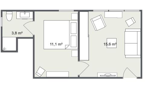 Spiekeroog Hotel-garni Hotel Zur alten Inselkirche - Zimmer 12 - Ausstattung 3
