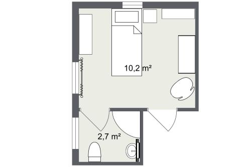 Spiekeroog Hotel-garni Hotel Zur alten Inselkirche - Zimmer 2 - Ausstattung 3