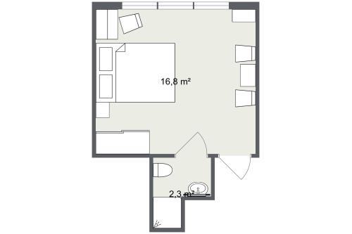 Spiekeroog Hotel-garni Hotel Zur alten Inselkirche - Zimmer 6 - Ausstattung 4