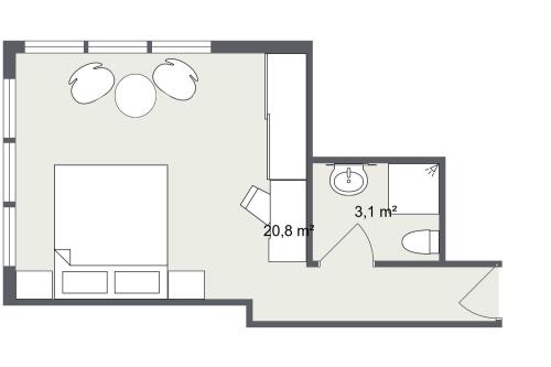 Spiekeroog Hotel-garni Hotel Zur alten Inselkirche - Zimmer 7 - Ausstattung 5