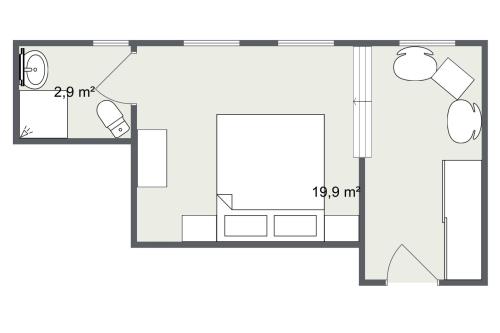 Spiekeroog Hotel-garni Hotel Zur alten Inselkirche - Zimmer 8 - Ausstattung 4