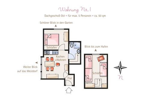 Spiekeroog Ferienwohnung Islandhof Spiekeroog - 1 - Ausstattung 5