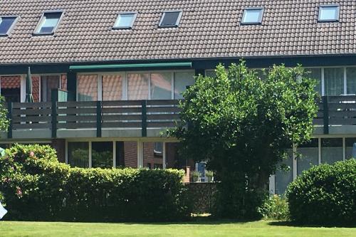 Spiekeroog Ferienwohnung Kamphuus, Whg. 3 - 1 - Terrassenansicht