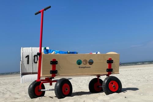 Spiekeroog Ferienwohnung Kamphuus, Whg. 3 - Mit dem Bollerwagen zum Strand...