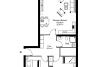 Spiekeroog Ferienwohnung Kamphuus, Whg. 3 - Grundriss