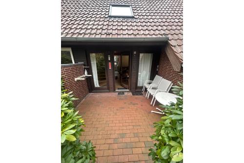 Spiekeroog Ferienwohnung Kieferneck 3 im Spiekerhuus - Terasse