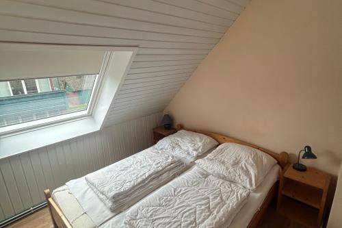 Spiekeroog Ferienwohnung Kieferneck 3 im Spiekerhuus - Schlafzimmer groß