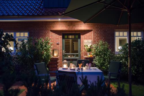 Spiekeroog Ferienwohnung Lummerland - Terrasse Silbermöwe