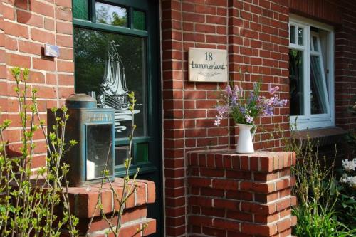 Spiekeroog Ferienwohnung Lummerland - Eingang Wohnung Silbermöwe