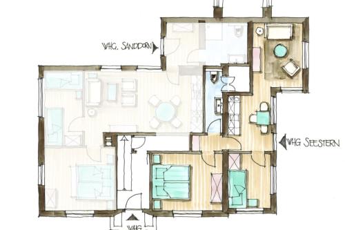 Spiekeroog Ferienwohnung Lummerland - Seestern - Ausstattung 7