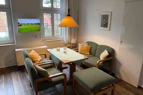 Spiekeroog Ferienwohnung Picks Logierhaus, Whg. 3 - Wohn-Esszimmer
