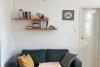 Spiekeroog Ferienwohnung Picks Logierhaus, Whg. 3 - Sofa Wohnzimmer