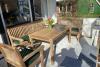 Spiekeroog Ferienhaus Rikes Huus - Terrasse am Wohnzimmer