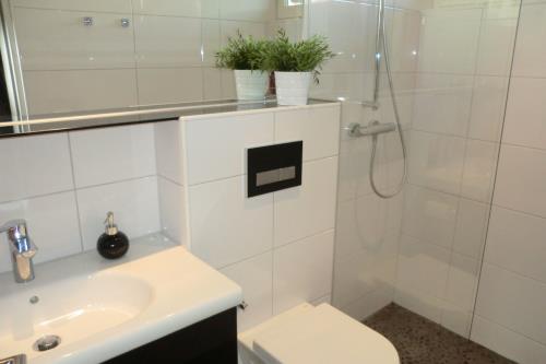 Spiekeroog Ferienhaus Rikes Huus - Duschbad unten