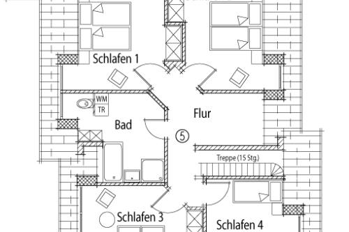 Spiekeroog Ferienwohnung Spiekeroog Ferientraum &quot;Bi d´ Utkiek&quot; - Gebäude II Wohnung Butz DG