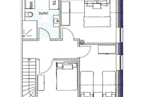 Spiekeroog Ferienhaus TRAUMFÄNGER - Traumfänger - Obergeschoss