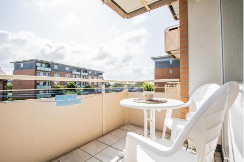 Sylt Ferienwohnung Rimmler - Südstrandperle - Balkon Osten