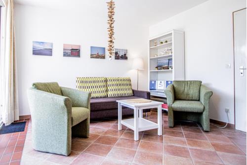 Sylt Ferienwohnung Haus Cäcilia - Appartement Ahrendt - Wohnzimmer