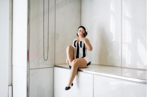 Sylt Ferienwohnung Appartement Glücklich am Meer - Badezimmer