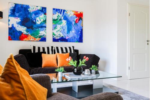 Sylt Ferienwohnung Appartement Glücklich am Meer - Wohnzimmer