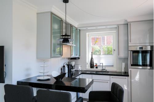 Sylt Ferienwohnung Appartement Glücklich am Meer - Küche