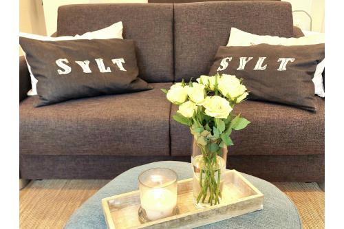 Sylt Ferienwohnung Haus Christianenhöhe - Appartement 9 (Capper) - Wohnraum