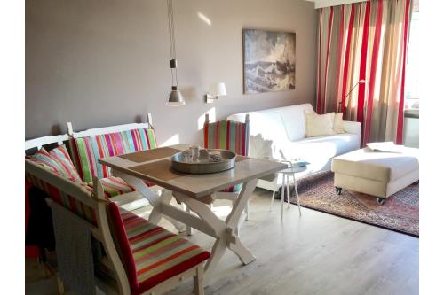 Sylt Ferienwohnung Holsteinisches Haus - Appartement Spalthoff - Wohnzimmer