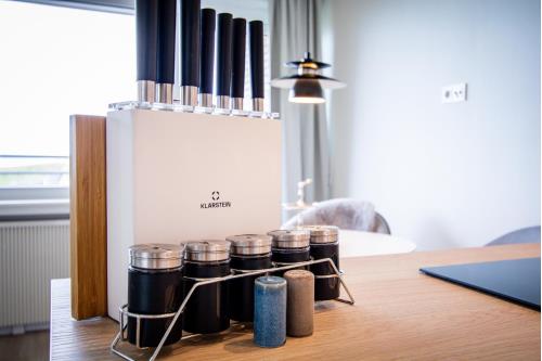 Sylt Ferienwohnung Appartement Meeresleuchten - Küche