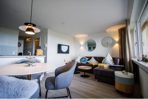 Sylt Ferienwohnung Appartement Meeresleuchten - Wohnzimmer