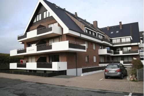 Sylt Ferienwohnung Haus Belvedere - Appartement Tietjen - Außenansicht