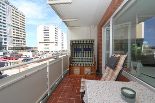 Sylt Ferienwohnung Haus Groth - Appartement Frische Brise - Balkon