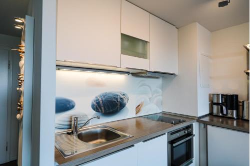 Sylt Ferienwohnung Haus Hanseat - Appartement Kröger - Küche
