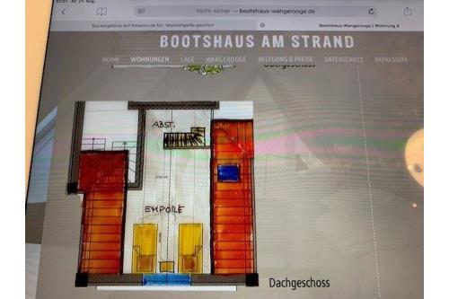 Wangerooge Bootshaus am Strand - Ferienwohnung 4